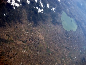 Il lago Trasimeno. Quota: 22.297,6 m