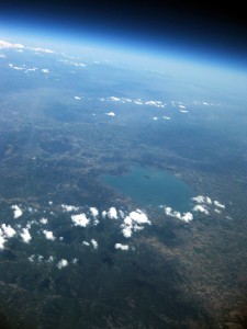 Il lago di Bracciano. Quota: 18.400 m